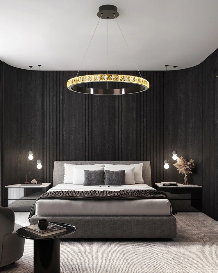 WOMO Circular Led Crystal Chandelier-WM2549a - Image 7