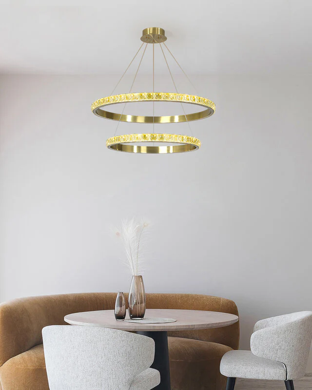 WOMO Circular Led Crystal Chandelier-WM2549a - Image 8