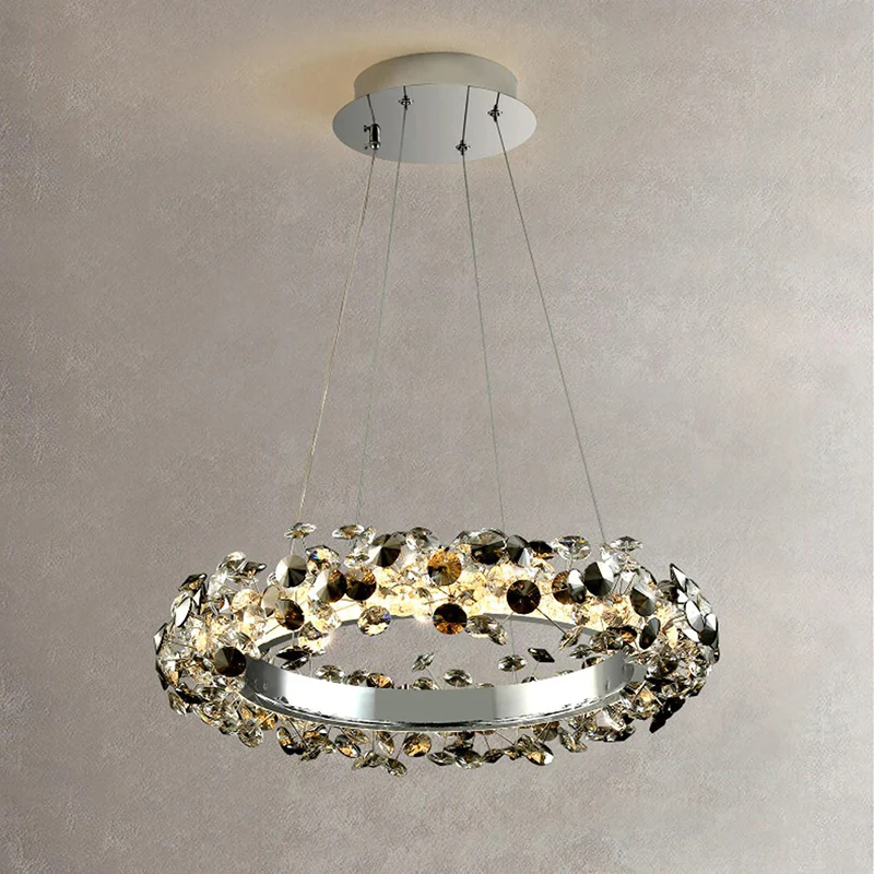 WOMO Tiered Circular Crystal Chandelier-WM2726 - Image 15