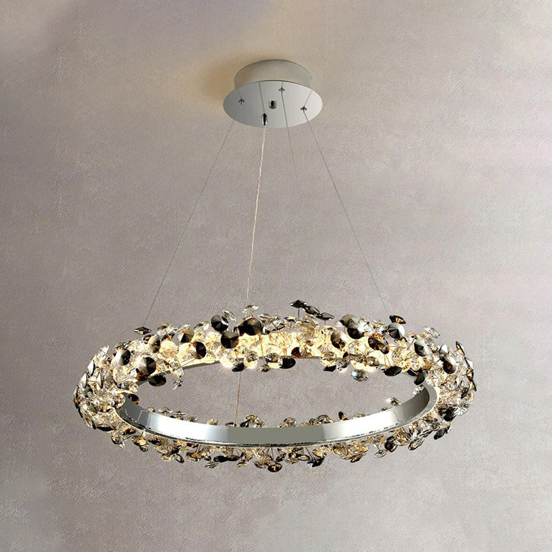 WOMO Tiered Circular Crystal Chandelier-WM2726 - Image 17