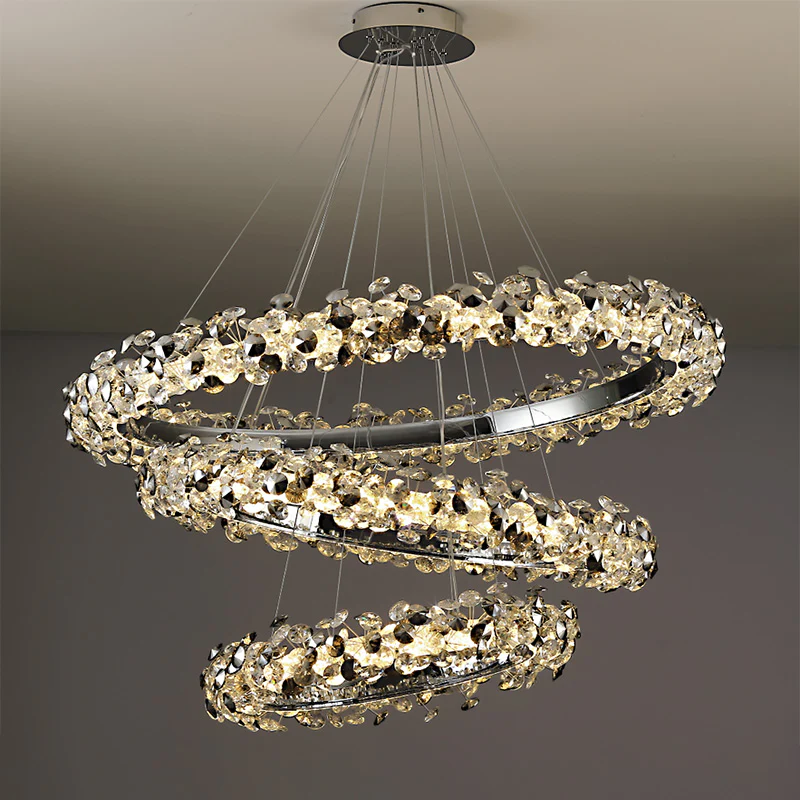 WOMO Tiered Circular Crystal Chandelier-WM2726 - Image 25