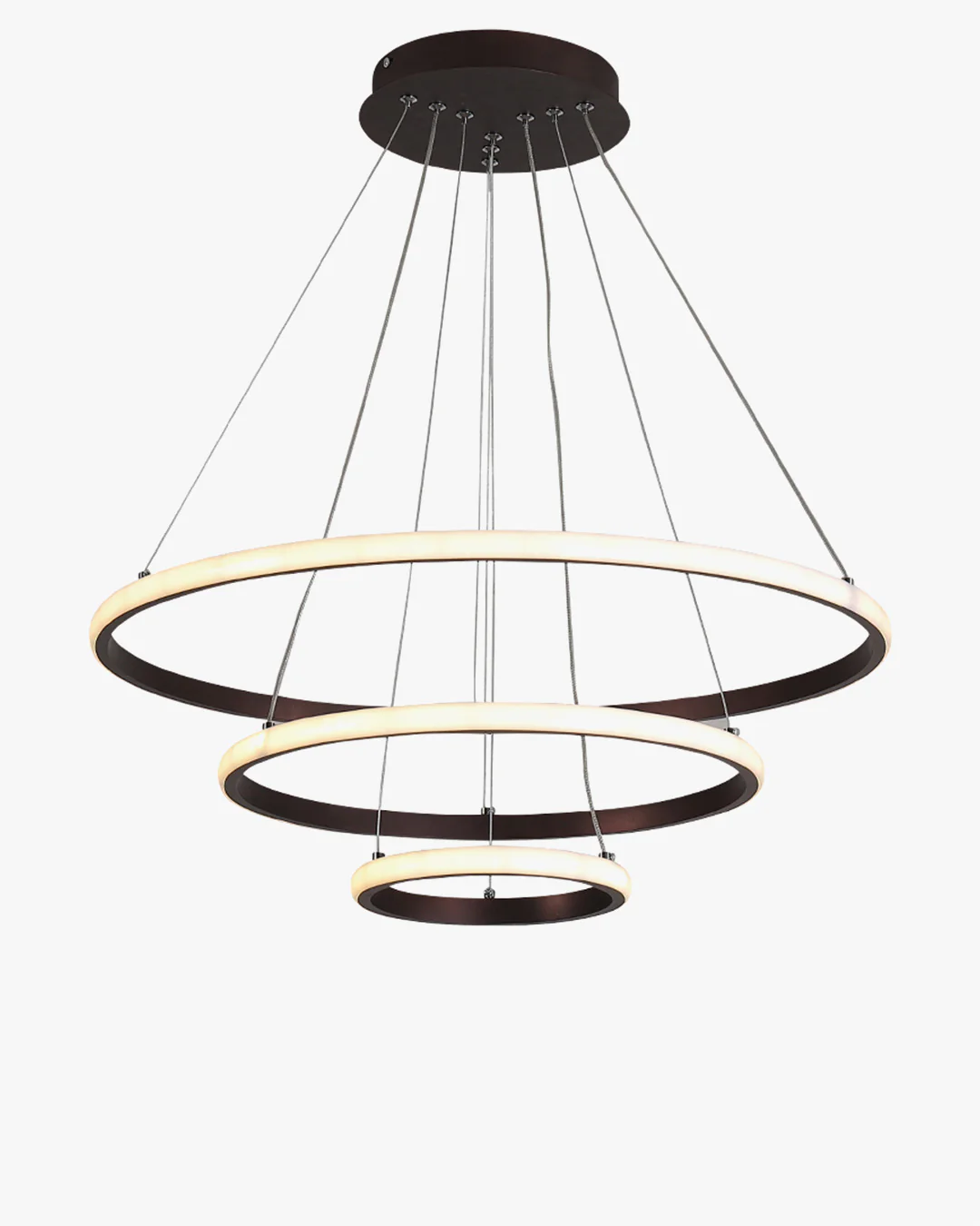 WOMO Tiered Circular Led Chandelier-WM2458