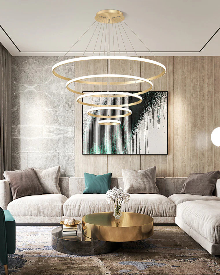 WOMO Tiered Circular Led Chandelier-WM2458 - Image 10