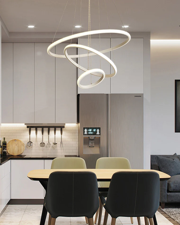 WOMO Tiered Circular Led Chandelier-WM2458 - Image 14