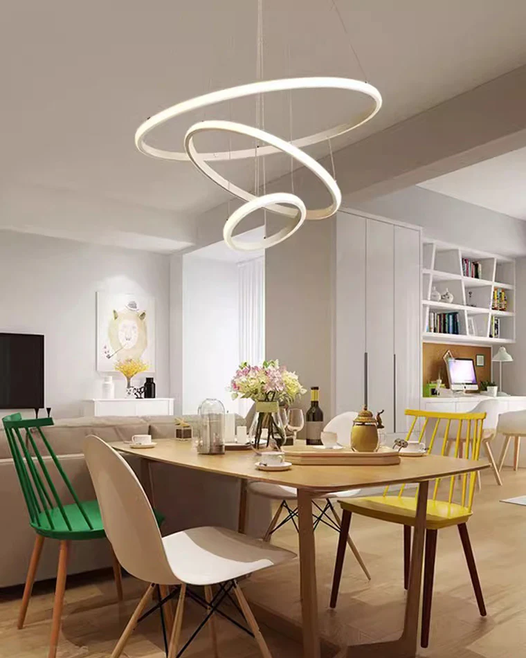 WOMO Tiered Circular Led Chandelier-WM2458 - Image 16