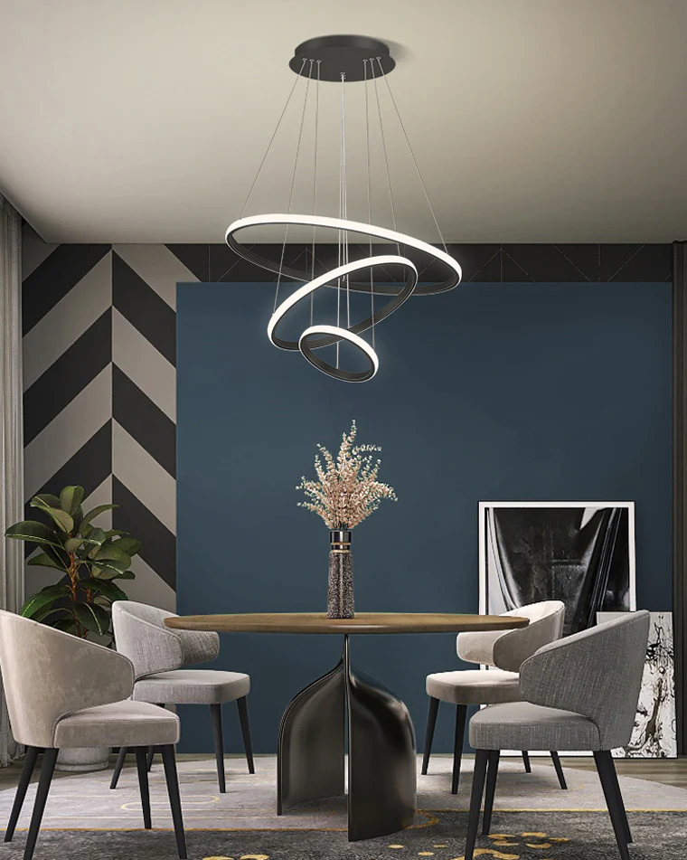 WOMO Tiered Circular Led Chandelier-WM2458 - Image 8