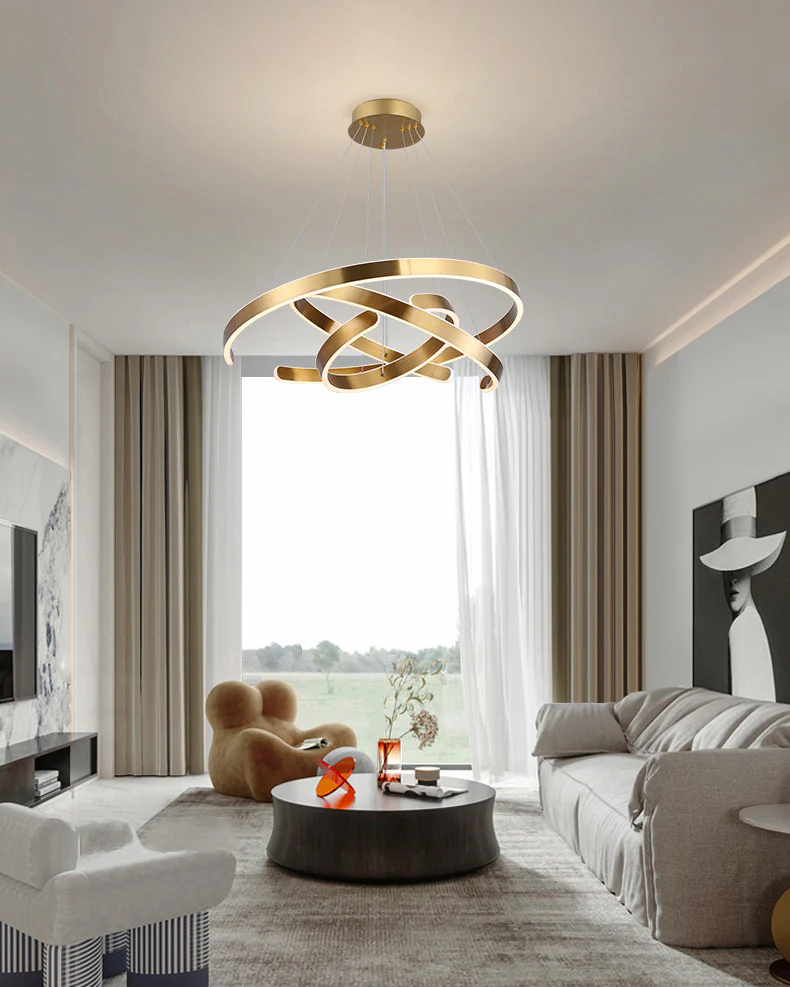 WOMO Tiered Circular Led Chandelier-WM2651 - Image 2