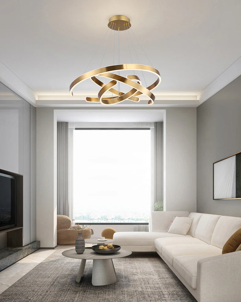 WOMO Tiered Circular Led Chandelier-WM2651 - Image 3