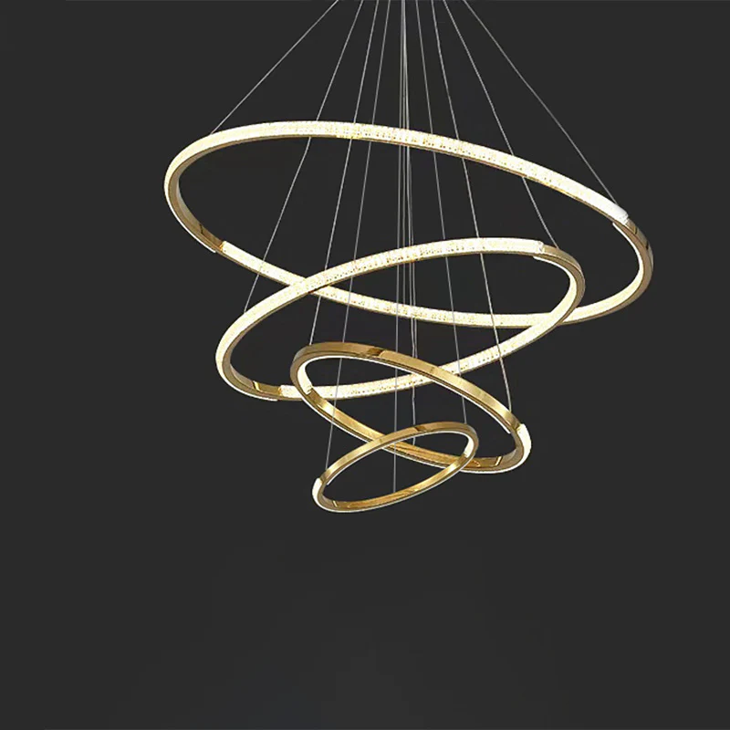 WOMO Tiered Circular Led Chandelier-WM2725 - Image 17