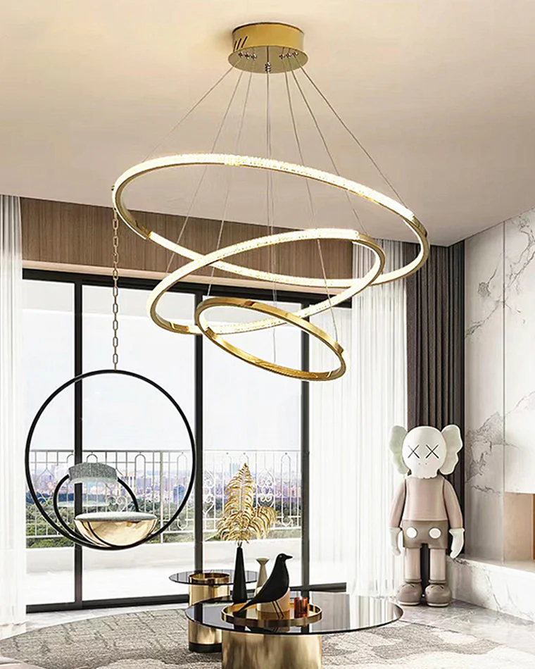 WOMO Tiered Circular Led Chandelier-WM2725 - Image 3