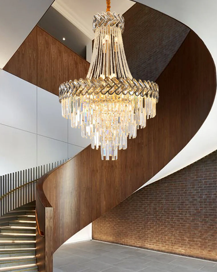 WOMO Tiered Crystal Chandelier-WM2381 - Image 11