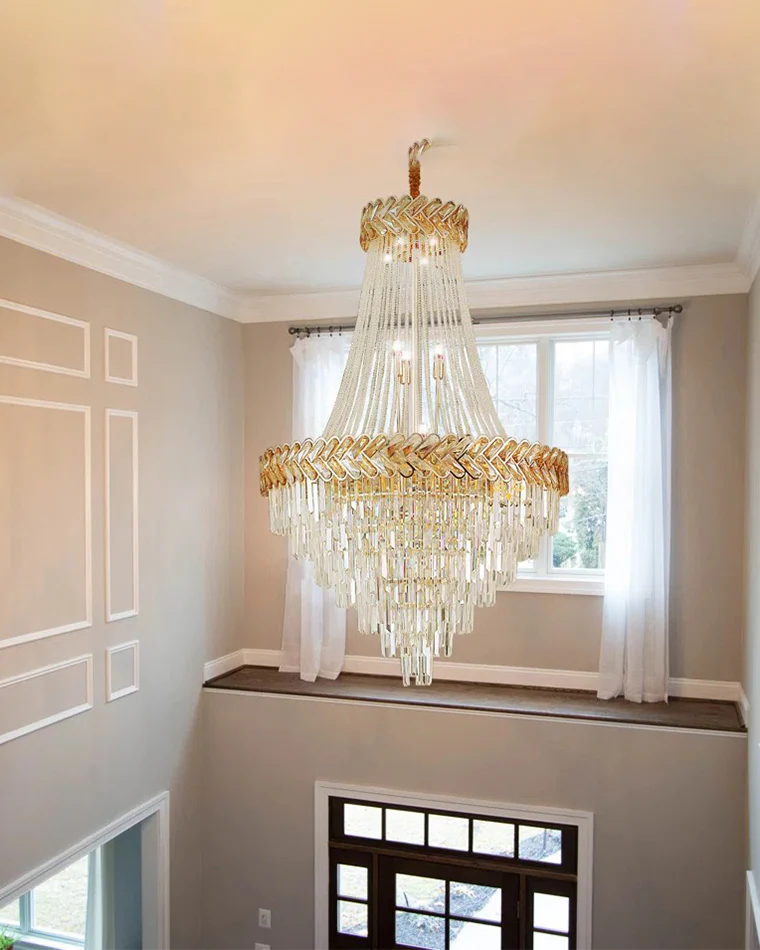 WOMO Tiered Crystal Chandelier-WM2381 - Image 2