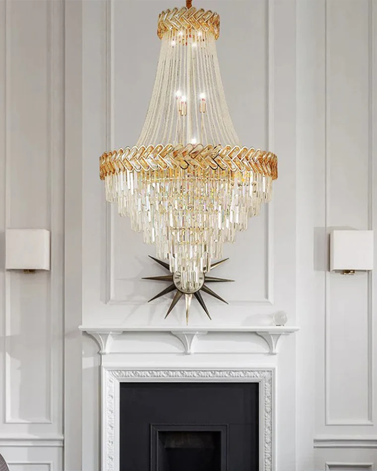 WOMO Tiered Crystal Chandelier-WM2381 - Image 20