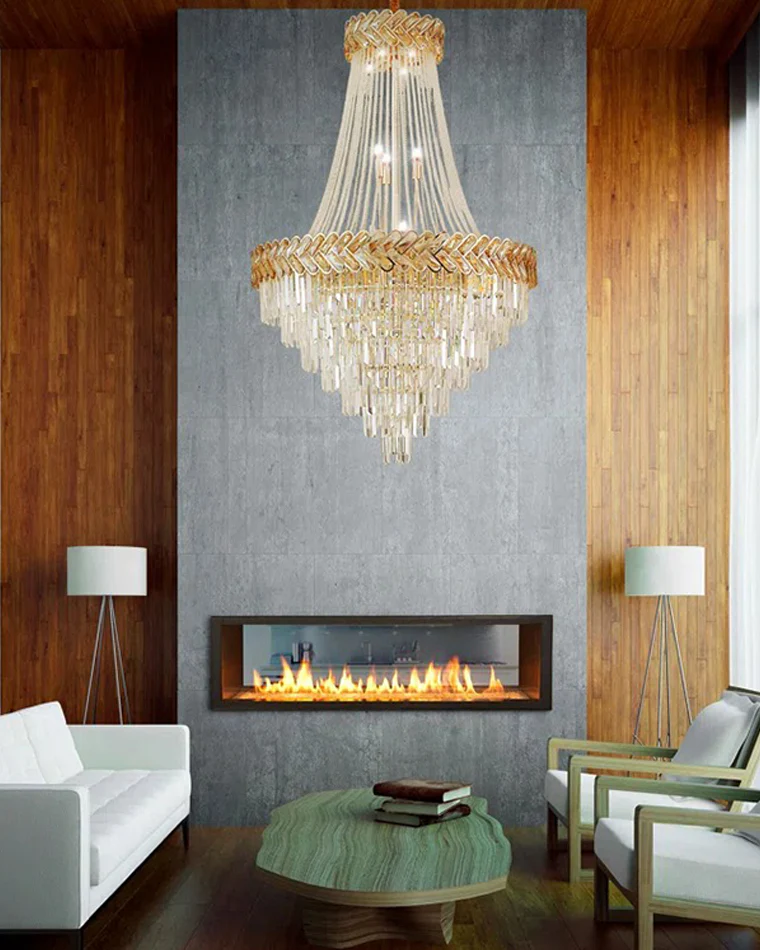 WOMO Tiered Crystal Chandelier-WM2381 - Image 21
