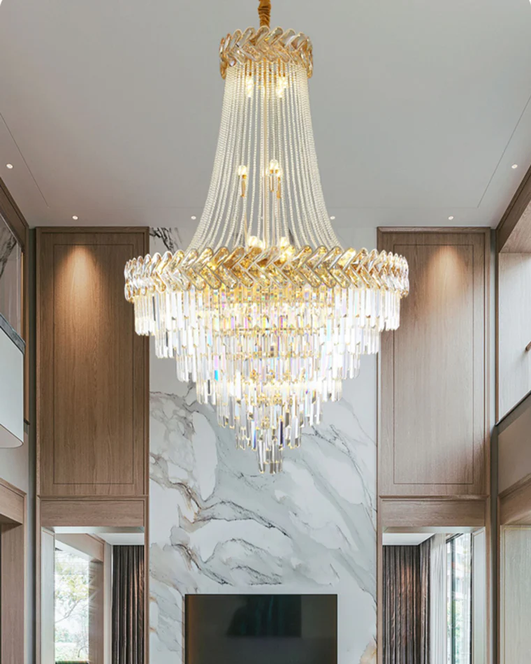WOMO Tiered Crystal Chandelier-WM2381 - Image 3