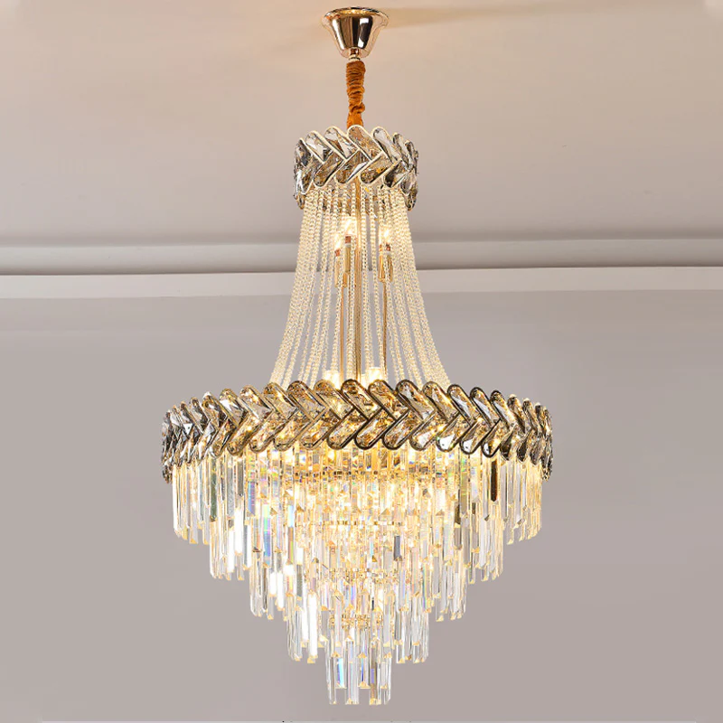 WOMO Tiered Crystal Chandelier-WM2381 - Image 31