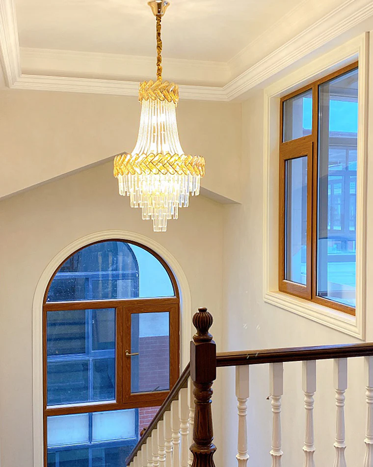 WOMO Tiered Crystal Chandelier-WM2381 - Image 4