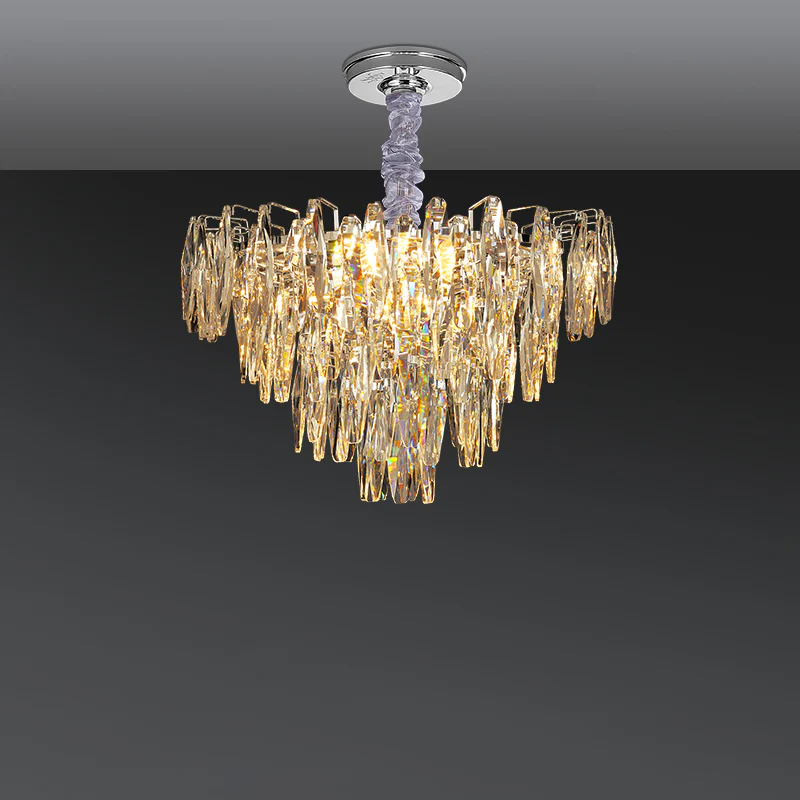 WOMO Tiered Crystal Chandelier-WM3035 - Image 7