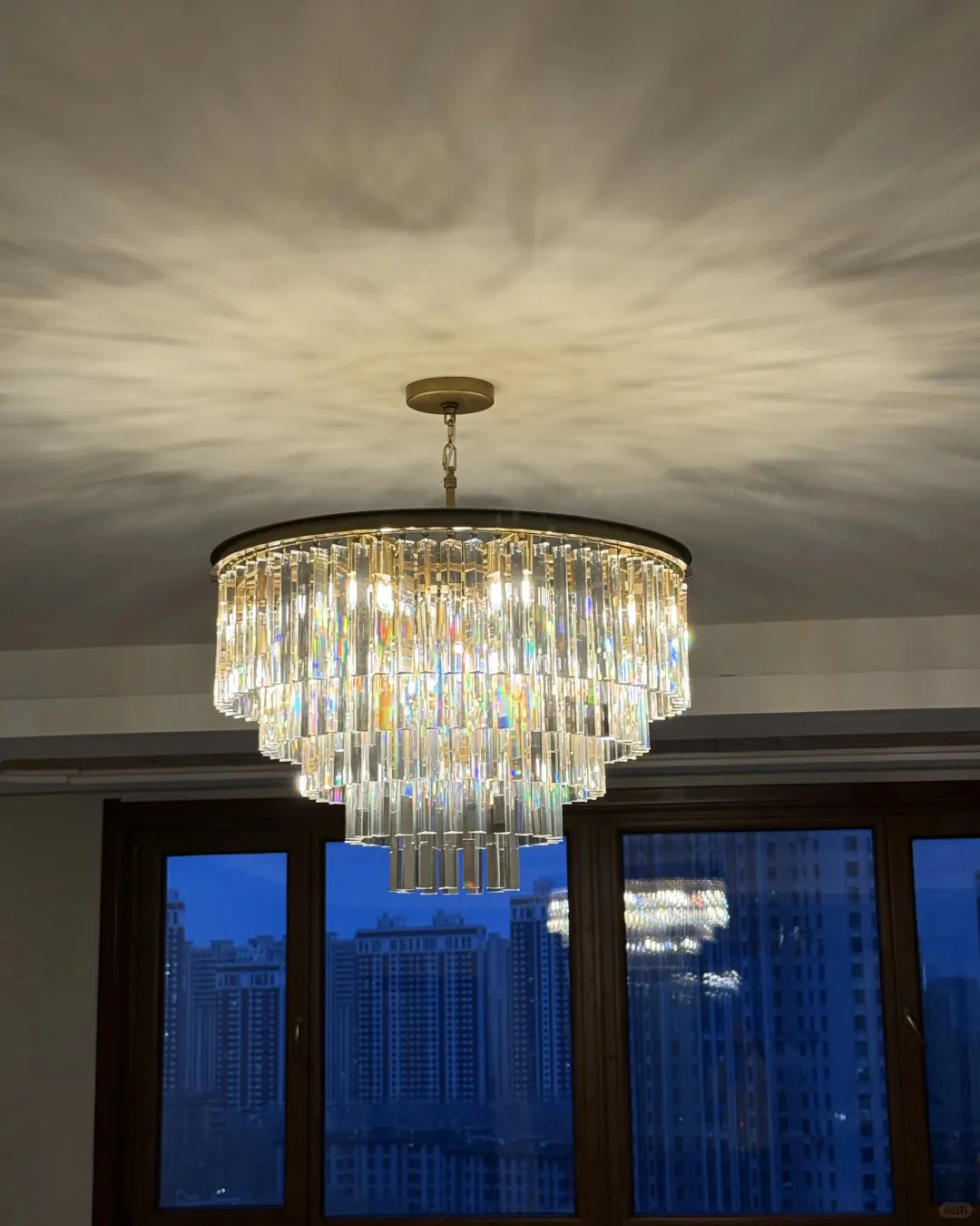 WOMO Tiered Crystal Prism Chandelier-WM2790 - Image 12