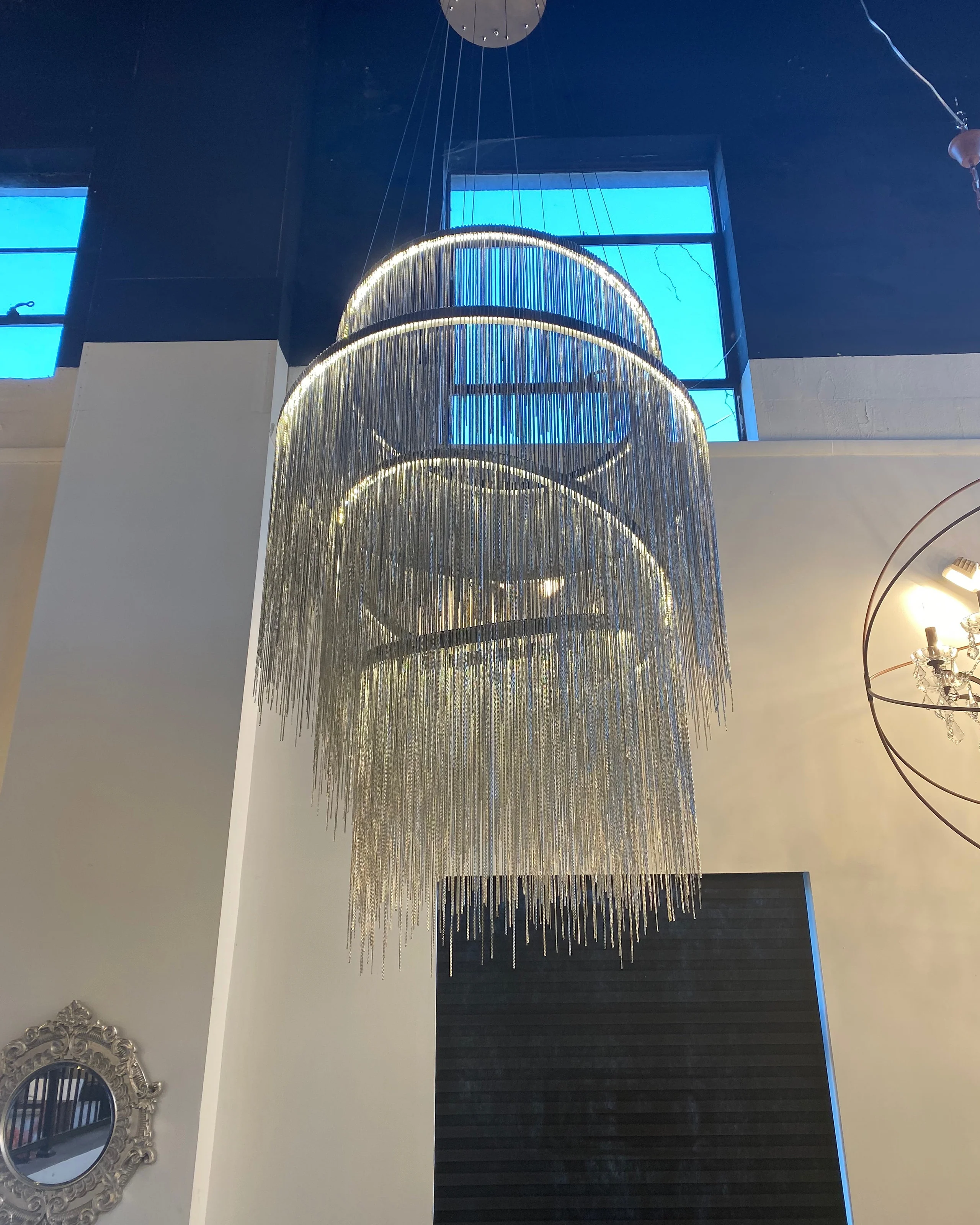 WOMO Tiered Fringe Chandelier-WM2062c - Image 17