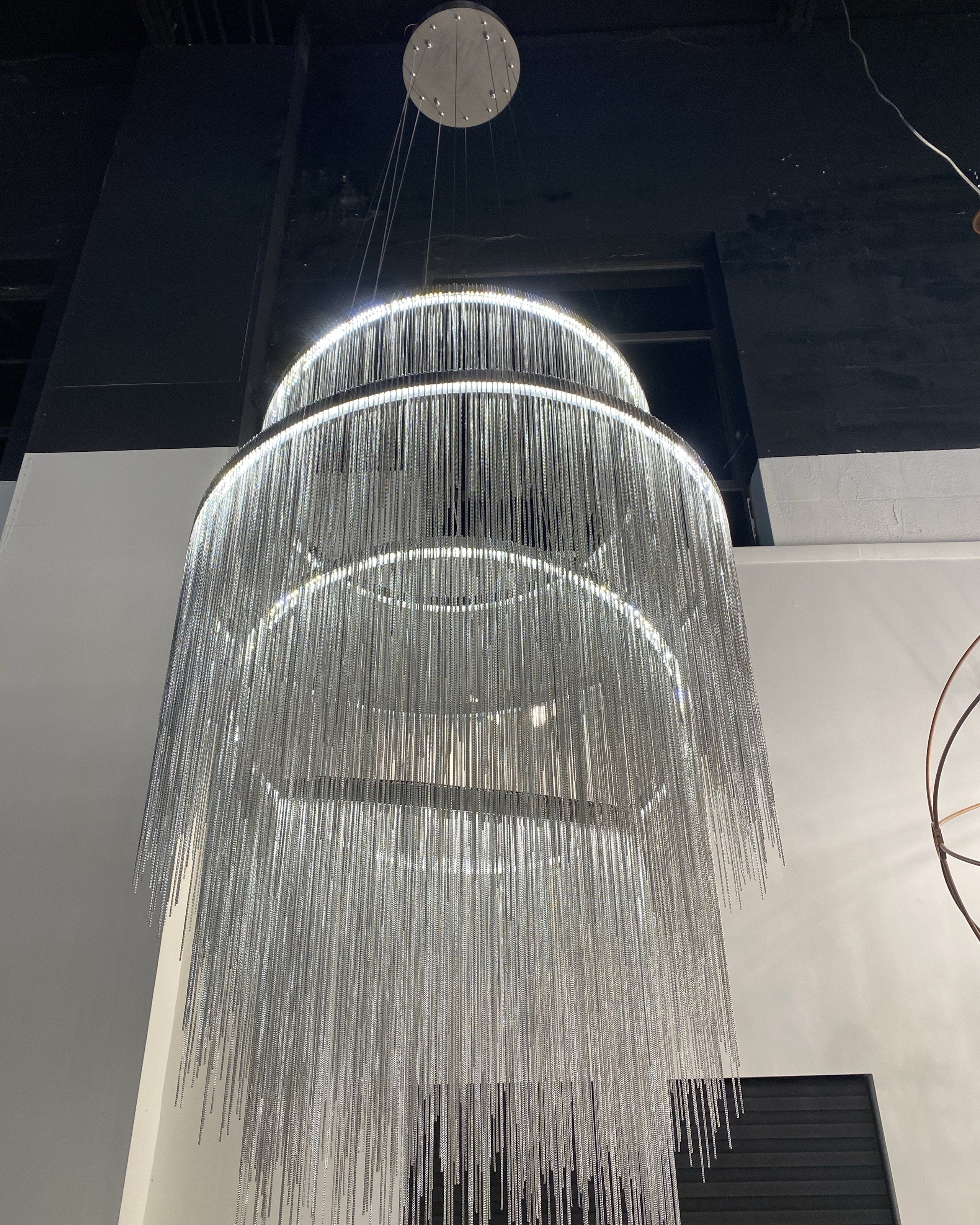 WOMO Tiered Fringe Chandelier-WM2062c - Image 18