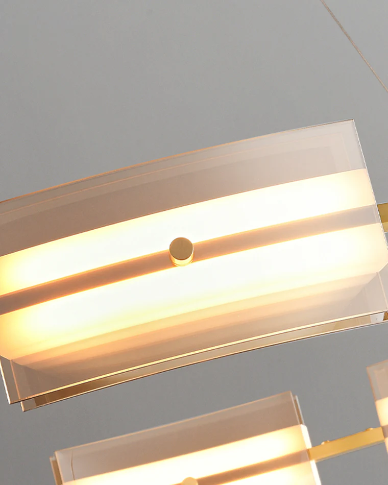 WOMO Modern Tiered Glass Chandelier-WM2220 - Image 15