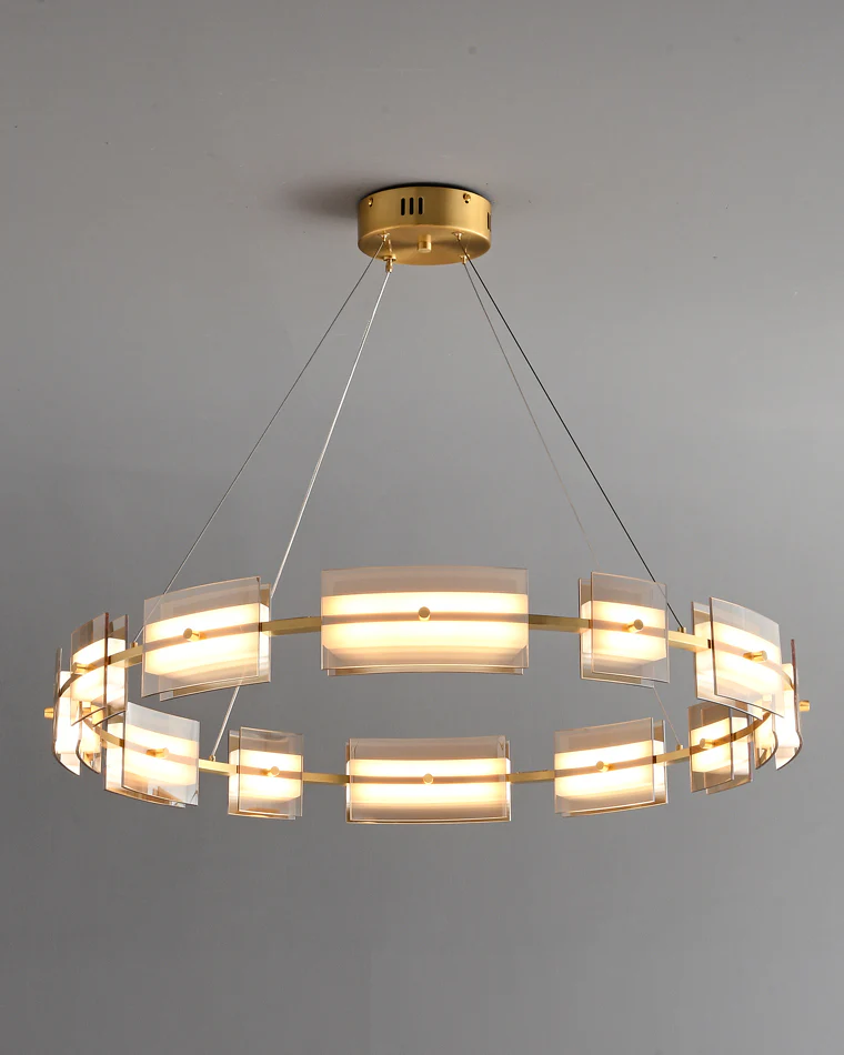 WOMO Modern Tiered Glass Chandelier-WM2220 - Image 19