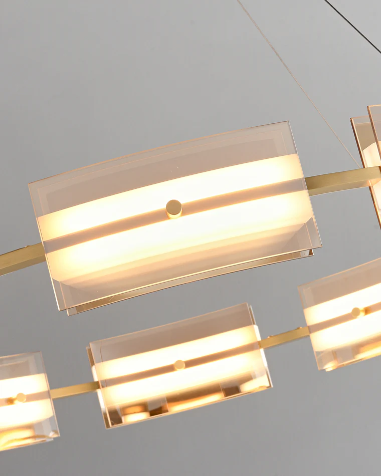 WOMO Modern Tiered Glass Chandelier-WM2220 - Image 21