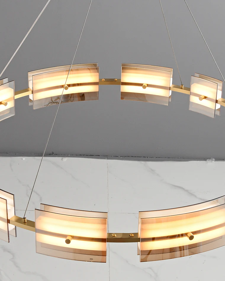 WOMO Modern Tiered Glass Chandelier-WM2220 - Image 27