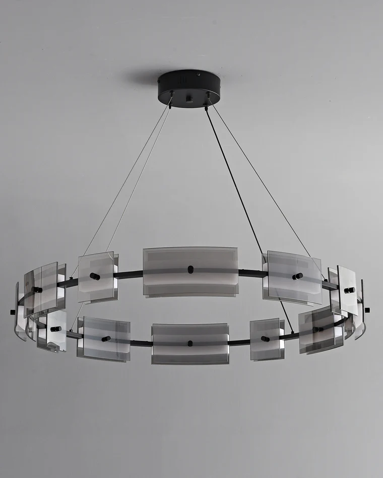 WOMO Modern Tiered Glass Chandelier-WM2220 - Image 28