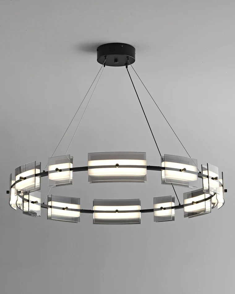 WOMO Modern Tiered Glass Chandelier-WM2220 - Image 30