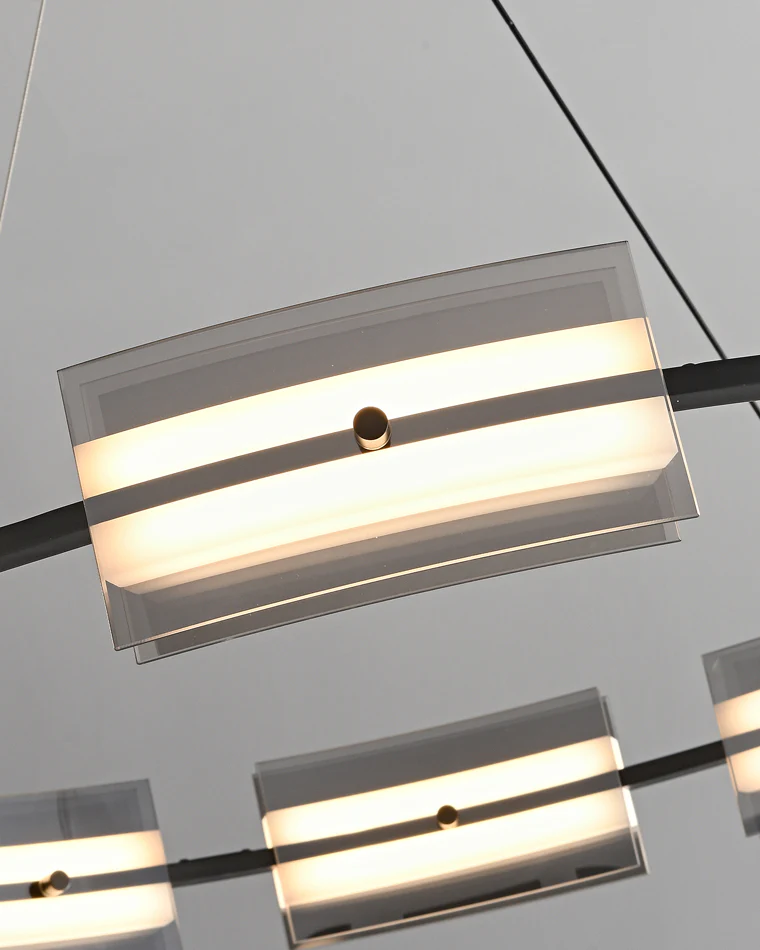 WOMO Modern Tiered Glass Chandelier-WM2220 - Image 33