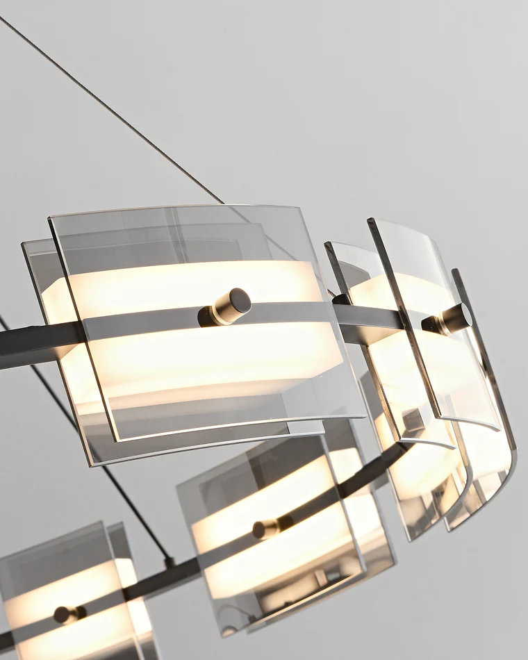 WOMO Modern Tiered Glass Chandelier-WM2220 - Image 34