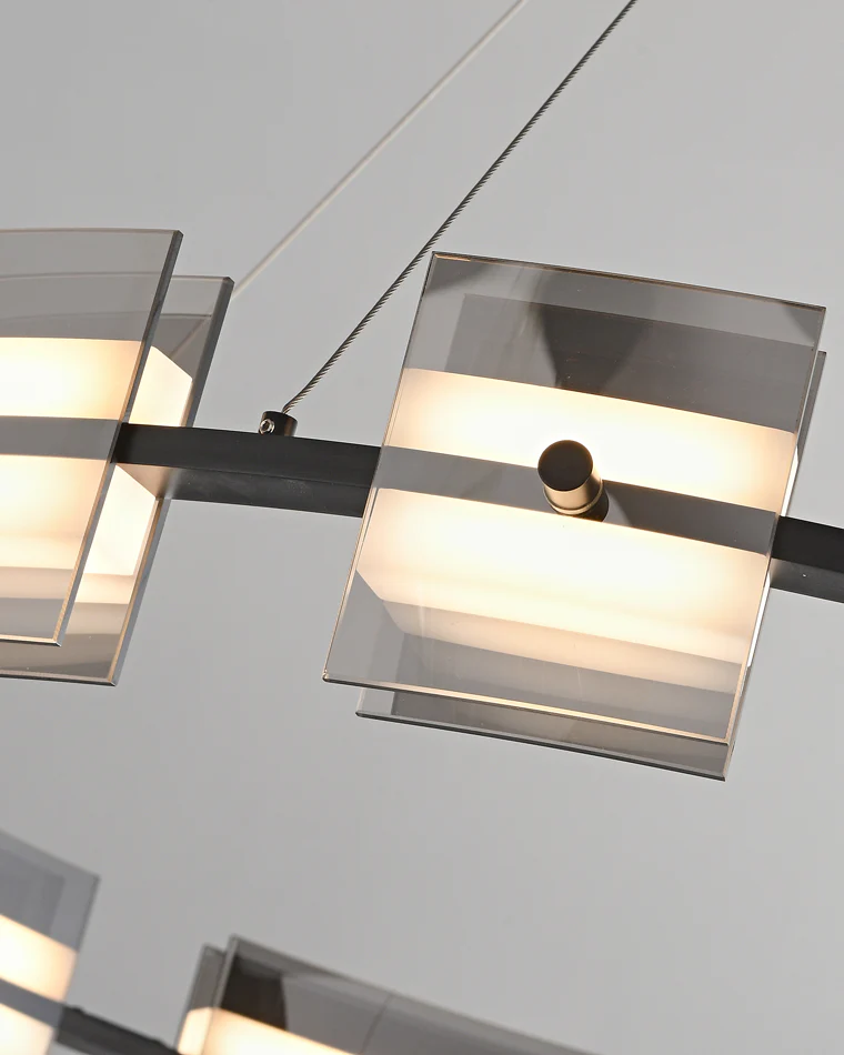 WOMO Modern Tiered Glass Chandelier-WM2220 - Image 35