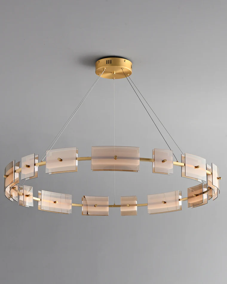WOMO Modern Tiered Glass Chandelier-WM2220 - Image 40