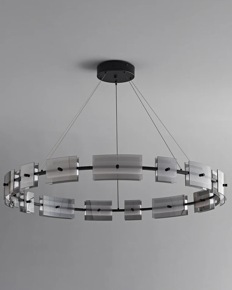 WOMO Modern Tiered Glass Chandelier-WM2220 - Image 43