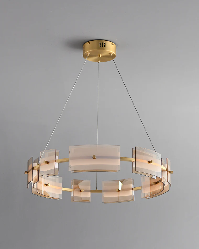 WOMO Modern Tiered Glass Chandelier-WM2220 - Image 46