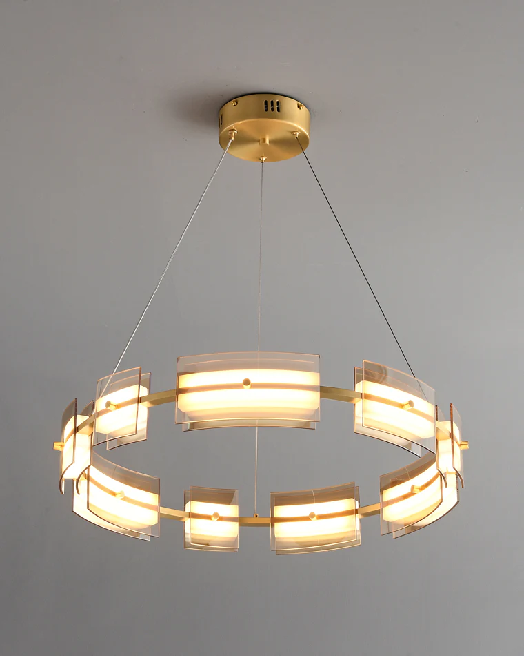 WOMO Modern Tiered Glass Chandelier-WM2220 - Image 48