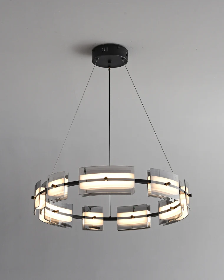 WOMO Modern Tiered Glass Chandelier-WM2220 - Image 51