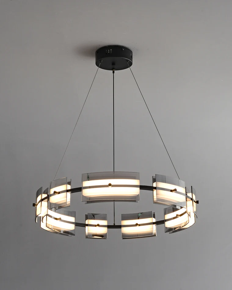 WOMO Modern Tiered Glass Chandelier-WM2220 - Image 52