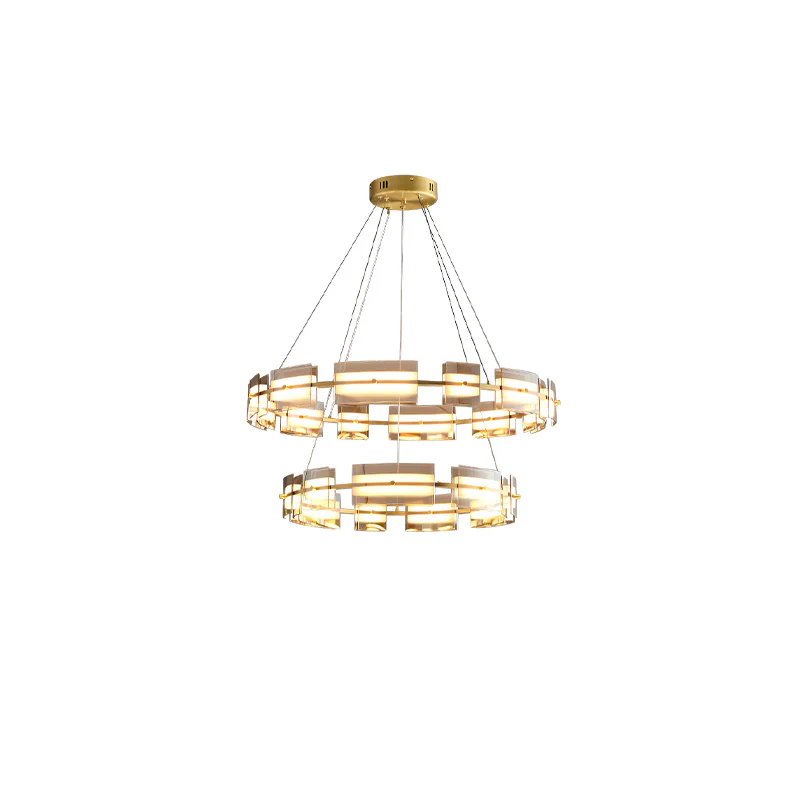 WOMO Modern Tiered Glass Chandelier-WM2220 - Image 63