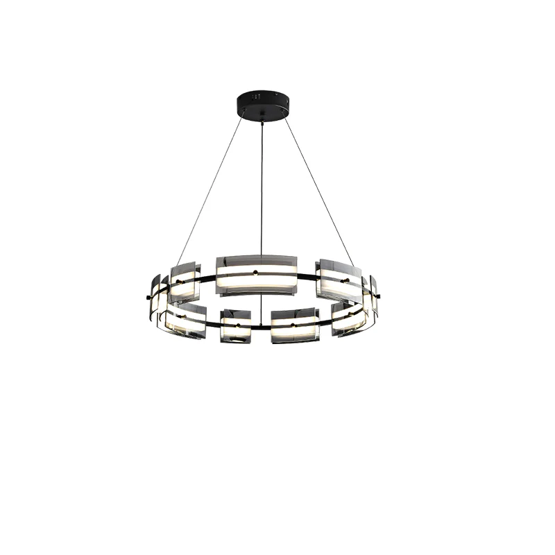 WOMO Modern Tiered Glass Chandelier-WM2220 - Image 67