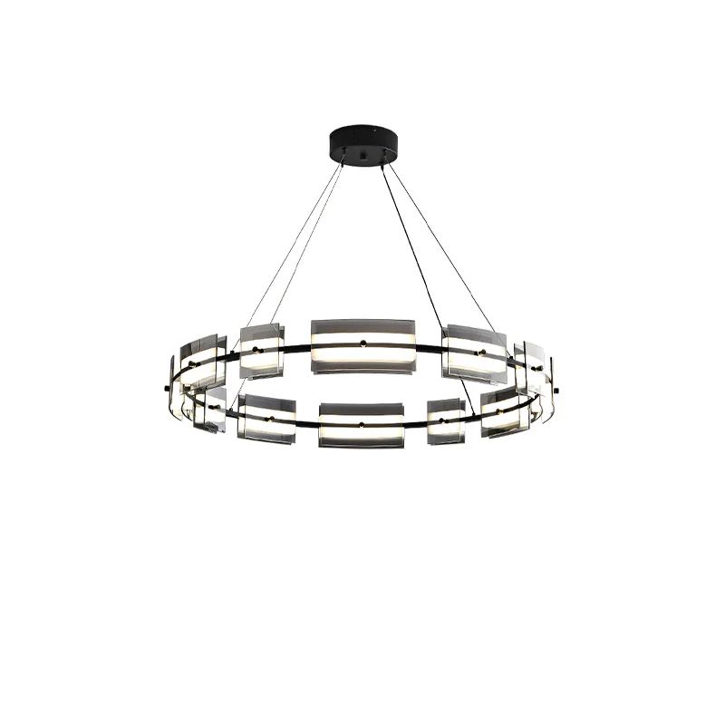 WOMO Modern Tiered Glass Chandelier-WM2220 - Image 69