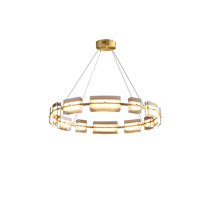 WOMO Modern Tiered Glass Chandelier-WM2220 - Image 77