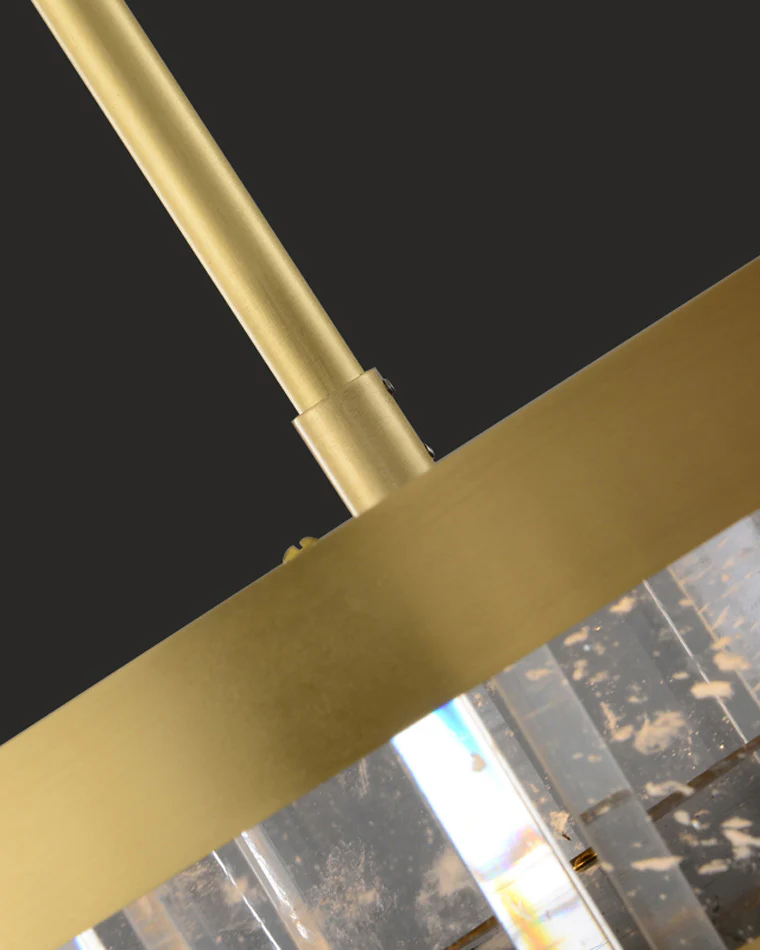 WOMO Tiered Gold Crystal Chandelier-WM2539 - Image 15