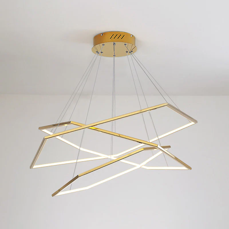WOMO Tiered Hexagon Led Chandelier-WM2463 - Image 22
