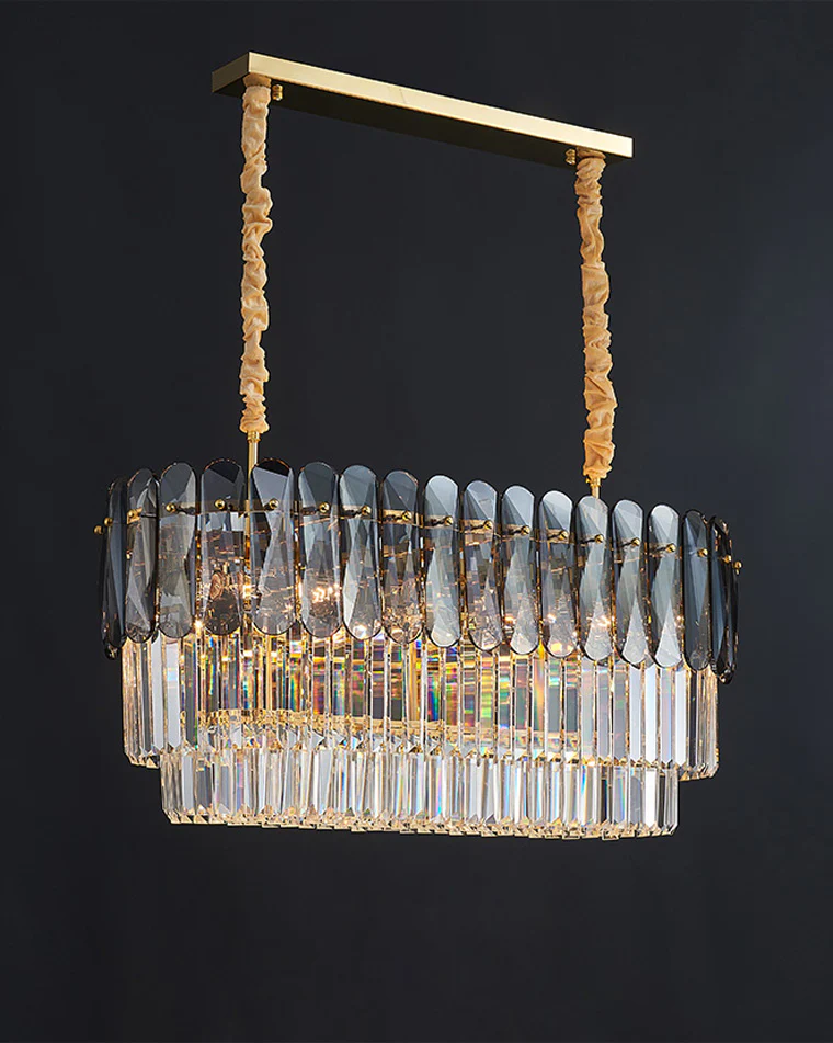 WOMO Tiered Linear Crystal Chandelier-WM2543 - Image 13