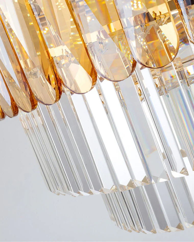 WOMO Tiered Linear Crystal Chandelier-WM2543 - Image 14