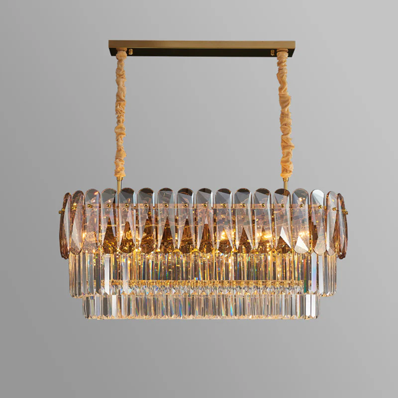 WOMO Tiered Linear Crystal Chandelier-WM2543 - Image 19