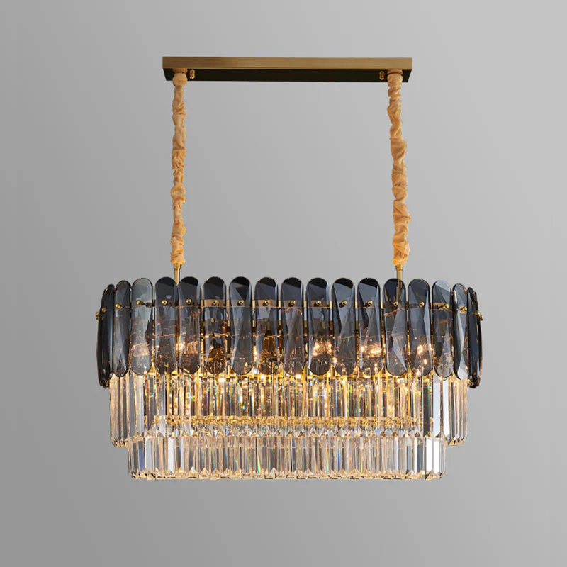 WOMO Tiered Linear Crystal Chandelier-WM2543 - Image 21